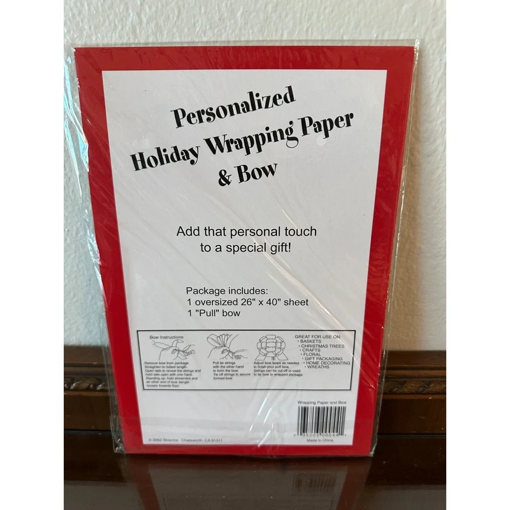 Samantha Personalized HOLIDAY Wrapping Paper 26
